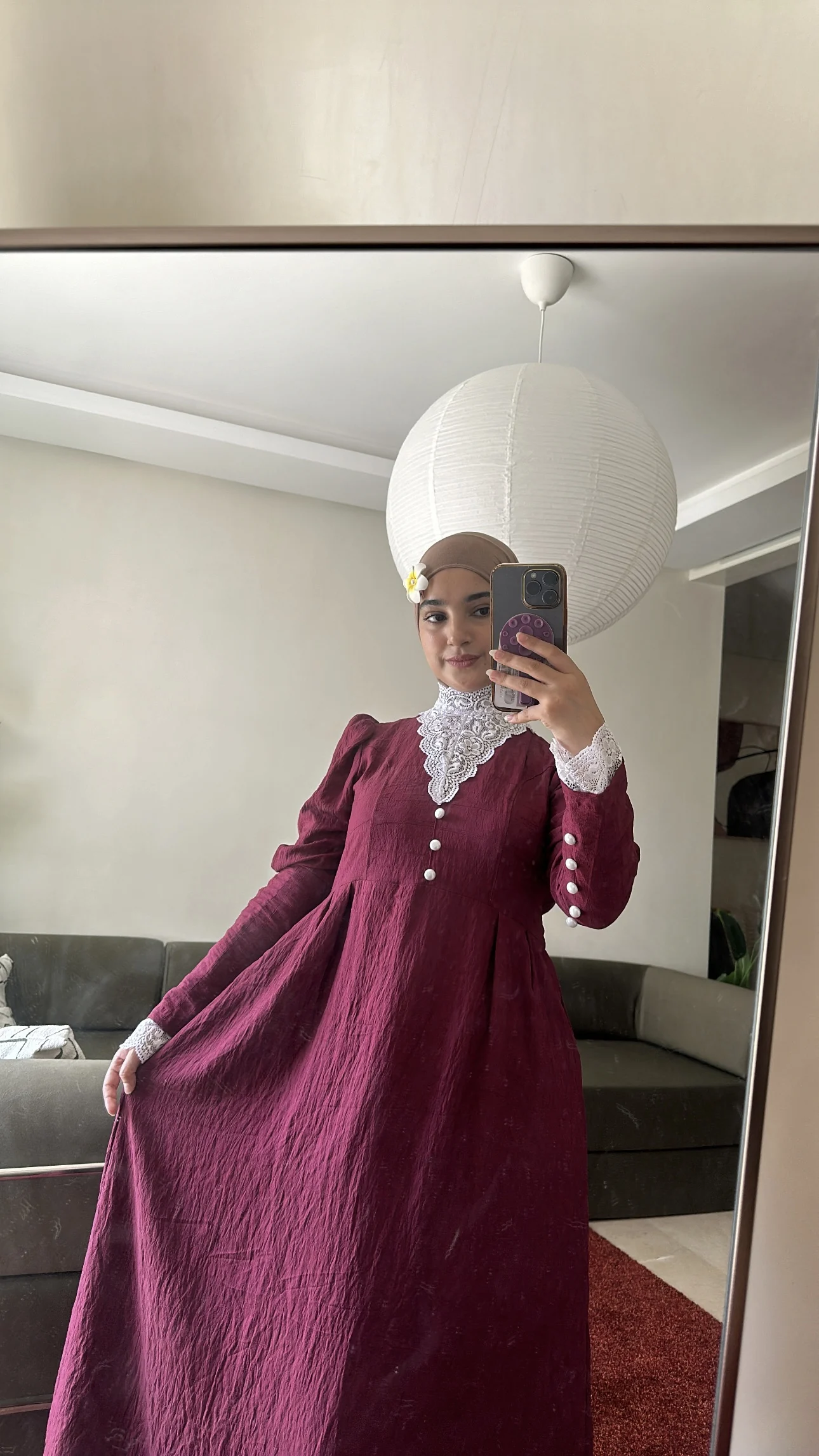 ROBE Burgundy 1